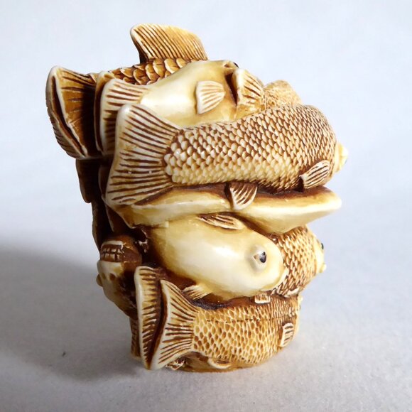 RETIRED 1993 HARMONY KINGDOM JEST BOX SCHOOL’S OUT FISH LIDDED TRINKET BOX - Picture 6 of 11